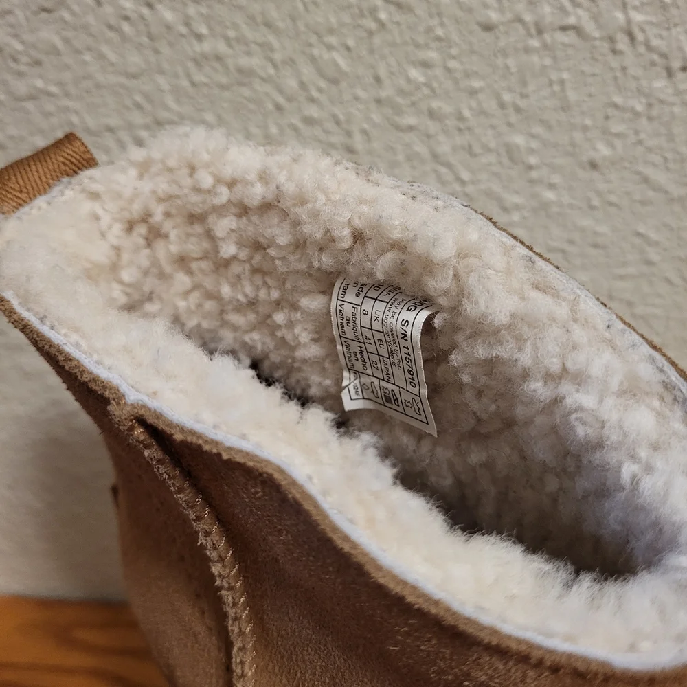 UGG Tan Mini New Heights Platform Boots Size 10
